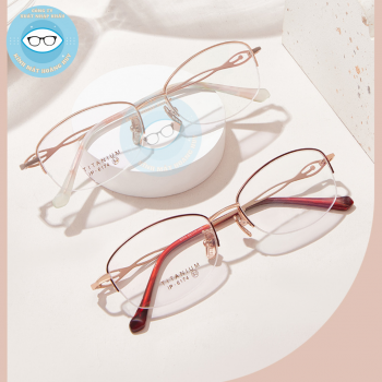 Gọng kính kim loại mã 6174